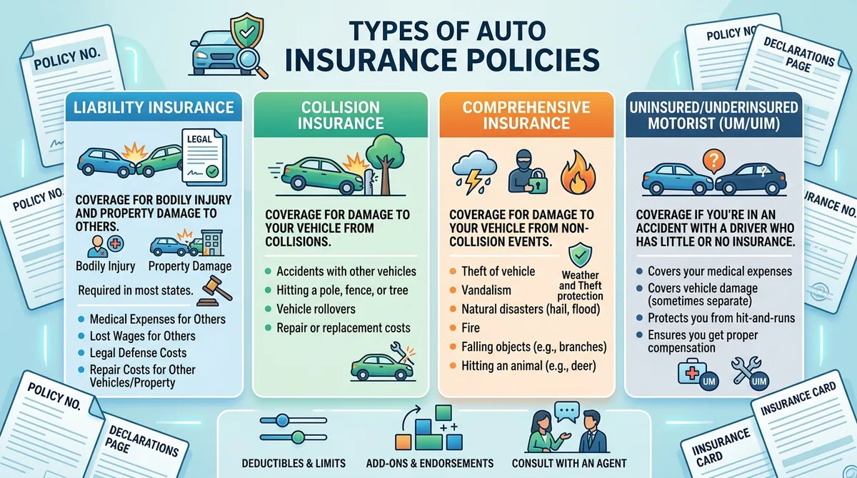 Виды страховых полисов